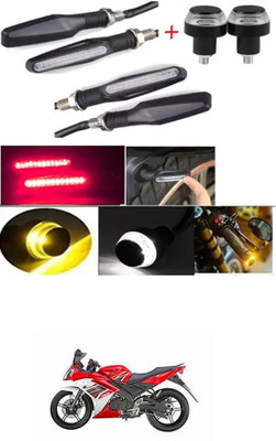 E-Shoppe Front, Rear, Side LED Indicator Light for Yamaha YZF R15 S(Yellow, Blue)