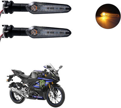 Vagary Front, Rear LED Indicator Light for Yamaha R15 M(Amber)