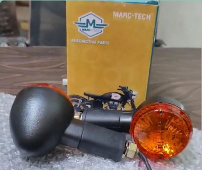 KING GENUINE Front, Rear Halogen Indicator Light for Royal Enfield Electra, Standard 350(Orange)