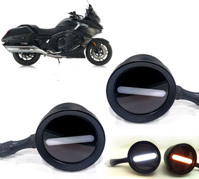 AUTO PEARL Front LED Indicator Light for Bajaj(White, Yellow)