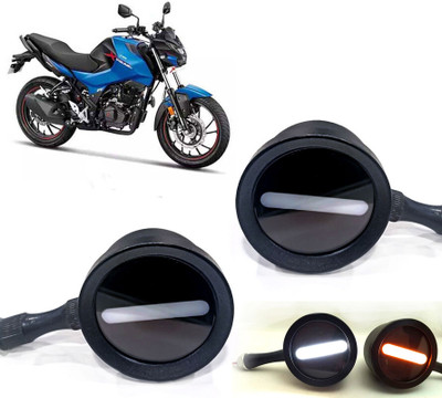 AUTO PEARL Front LED Indicator Light for Hero Xtreme(White, Yellow)