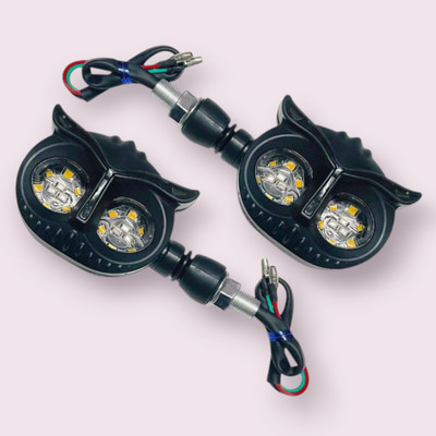 JMA TRADING Front, Rear LED Indicator Light for Suzuki Access SE(Yellow, Blue)