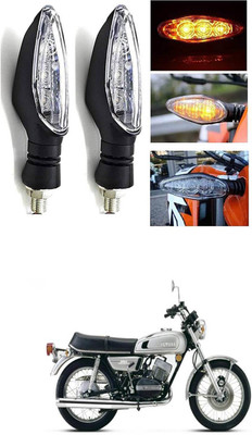 LOVMOTO Front, Rear LED Indicator Light for Yamaha RD 350(Black)