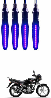 E-Shoppe Front, Rear, Side LED Indicator Light for Yamaha YBR 110(Blue)