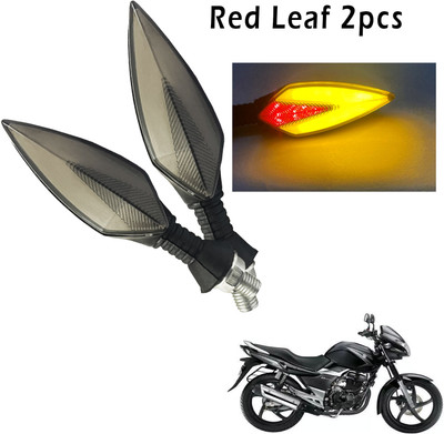 Generox Front, Rear, Side LED Indicator Light for Suzuki GS 150R(Red, Yellow)