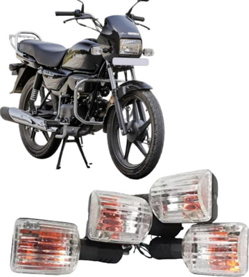 Vtrust Front, Rear, Side Halogen Indicator Light for Hero Splendor, Splendor Plus, Splendor Pro(White)