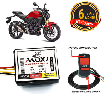 AUTO PEARL Front, Rear Flasher Indicator Light for Honda CB