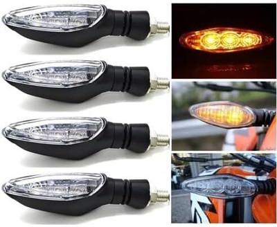 Philomena Side LED Indicator Light for Universal For Bike Universal For Bike(Yellow)