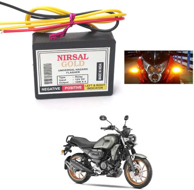 Zieozed Front, Rear, Side Flasher Indicator Light for Universal For Bike Universal For Bike