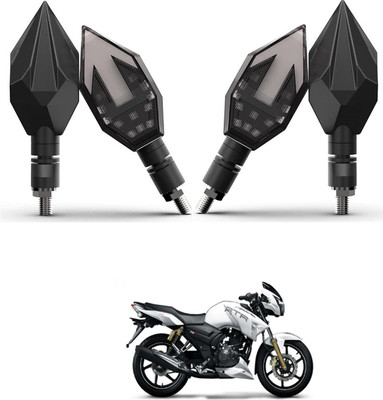 PRTEK Front, Rear LED Indicator Light for TVS Apache RTR 180(Multicolor)