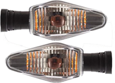 MOTOCITY Front Incandescent Indicator Light for TVS Phoenix, Star City(Amber)