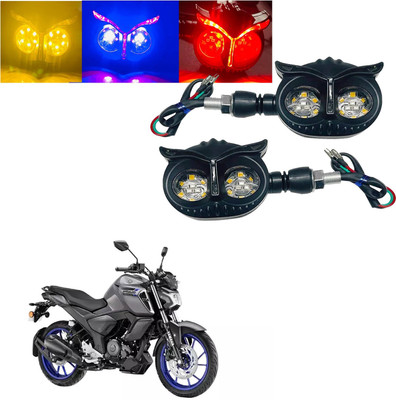 Vagary Front, Rear LED Indicator Light for Yamaha FZ S(Blue, Yellow, Red)