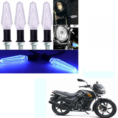 RawatZ Side LED Indicator Light for TVS Flame DS125(Blue)