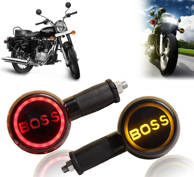 AUTO PEARL Side LED Indicator Light for Royal Enfield(Yellow, Red)