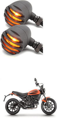 LOVMOTO Front, Rear LED Indicator Light for Mahindra Rodeo RZ(Yellow)