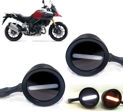 AUTO PEARL Front LED Indicator Light for Suzuki(White, Yellow)