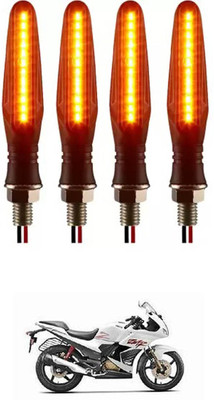 E-Shoppe Front, Rear, Side LED Indicator Light for Hero Karizma ZMR(Yellow)