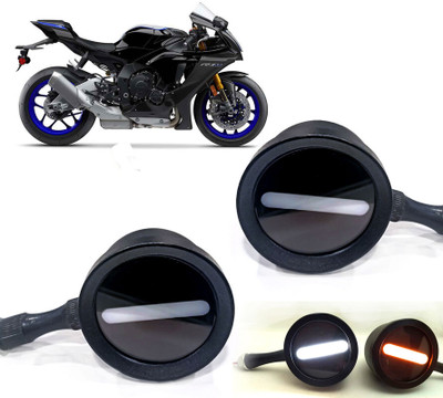 AUTO PEARL Front LED Indicator Light for Yamaha YZF R1(White, Yellow)