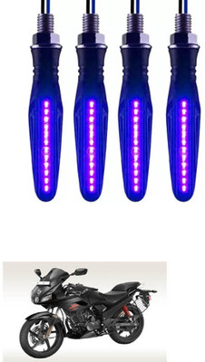 E-Shoppe Front, Rear, Side LED Indicator Light for Hero Karizma(Blue)