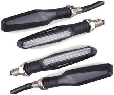 aksmit Front, Rear LED Indicator Light for Bajaj CT 100(Blue)