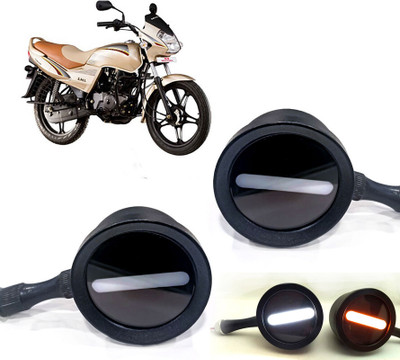 AUTO PEARL Front LED Indicator Light for KTM Freedom(White, Yellow)
