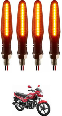 E-Shoppe Front, Rear, Side LED Indicator Light for Hero Super Splendor(Yellow)
