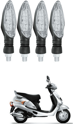 LOVMOTO Front, Rear LED Indicator Light for Mahindra Duro DZ(Yellow)