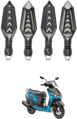 LOVMOTO Front, Rear LED Indicator Light for Hero Achiever(Yellow)