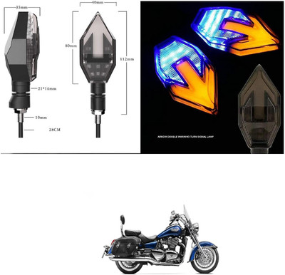 PRTEK Universal High Bright Front Rear Led Side Indicator Turn Signal V935 Indicator Light Motorbike LED for Yamaha (12 V, 12 W)(SZ-S, Pack of 4)