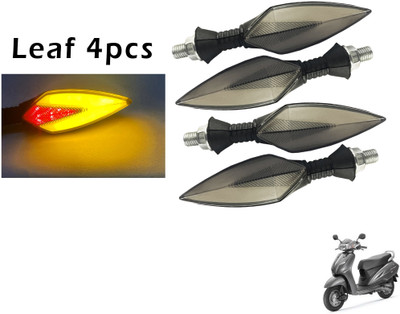 Generox Front, Rear LED Indicator Light for Honda Activa 3G(Red, Yellow)