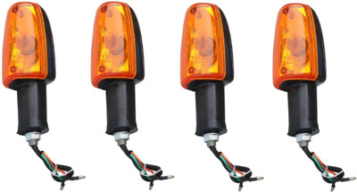 SAM Rear, Front Halogen Indicator Light for Hero Passion, Passion Pro, Passion Plus(Orange)
