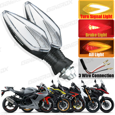 Generox Front, Rear, Side LED Indicator Light for Mahindra Universal For Bike(Red, Yellow)