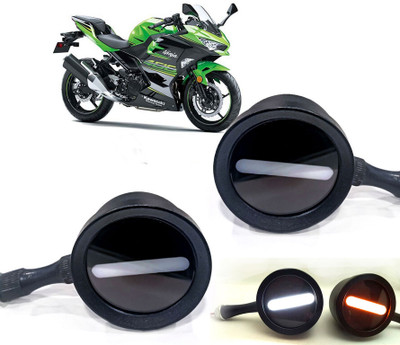 AUTO PEARL Front LED Indicator Light for Hyosung Ninja(White, Yellow)