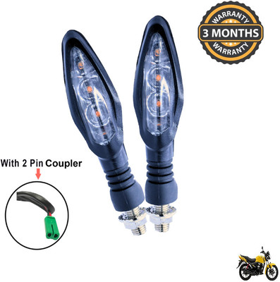 Generox Front, Rear LED Indicator Light for Suzuki Sling Shot Plus(Yellow)