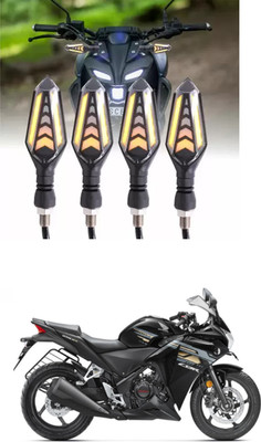 PRTEK Rear LED Indicator Light for Honda CBR 250R(Blue)