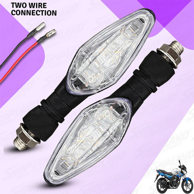 Shopland Front, Rear LED Indicator Light for Yamaha SZ RR VER-2(Yellow)