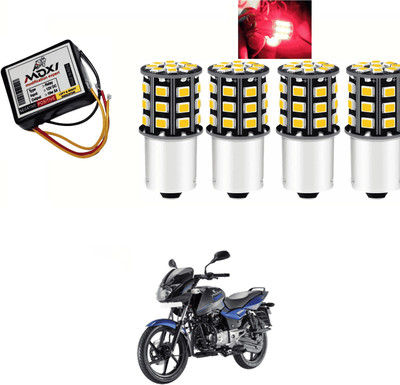 PRTEK Front, Side LED Indicator Light for Bajaj Pulsar 150 DTS-i(Red)
