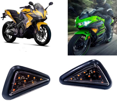 AUTO PEARL Side LED Indicator Light for Bajaj Pulsar(Yellow)