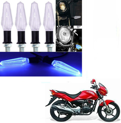 RawatZ Side LED Indicator Light for Hero Universal For Bike(Blue)