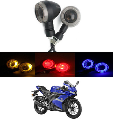 RKPSP Front LED Indicator Light for Yamaha Universal For Bike(Blue, Yellow, Red)