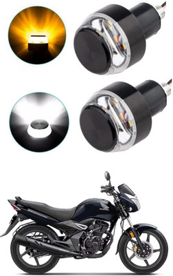 DriveXpert Front LED Indicator Light for Honda CB Unicorn(Yellow, White)