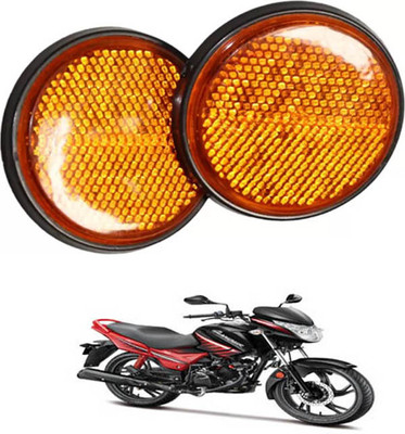 E-Shoppe Front, Rear, Side LED Indicator Light for Hero Glamour(Yellow)