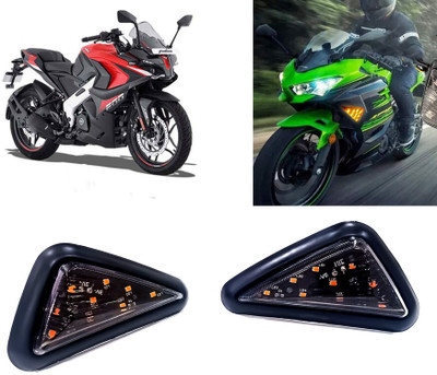 AUTO PEARL Side LED Indicator Light for Bajaj Pulsar 200 DTS-i(Yellow)