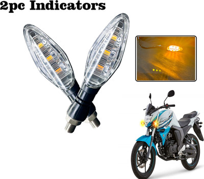 Shopland Front, Rear LED Indicator Light for Yamaha FZS F1(Amber)