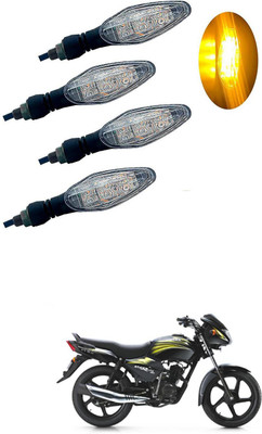 PRTEK Front, Rear LED Indicator Light for TVS Star City(Multicolor)