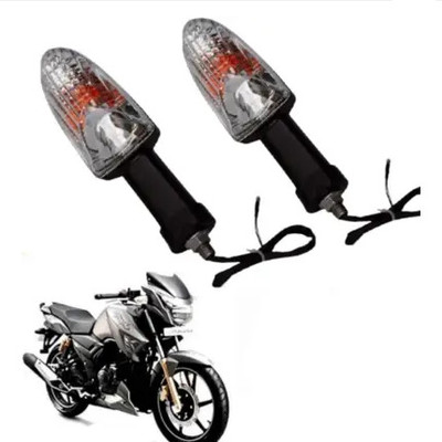 victrix Front, Rear, Side Halogen Indicator Light for TVS Apache, Apache RTR 150, Apache RTR 160(Amber)