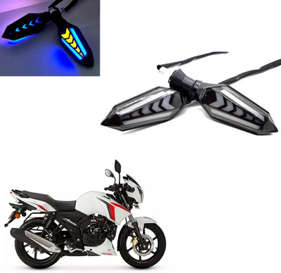 Vagary Front, Rear LED Indicator Light for TVS Apache RTR 160(Blue, Yellow)