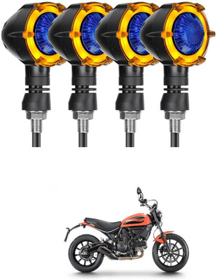 PRTEK Front, Rear LED Indicator Light for Mahindra Rodeo RZ(Multicolor)