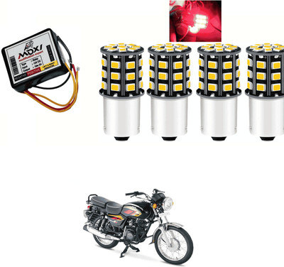PRTEK Front, Side LED Indicator Light for TVS Max 4R(Red)