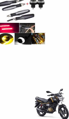 E-Shoppe Front, Rear, Side LED Indicator Light for TVS Victor(Yellow, Blue)